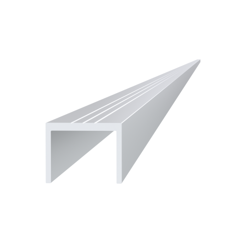 U profil 29x22x6000 mm, materiál EN AW-6060 T66, přírodní hliník bez povrchové úpravy, cena za KUS